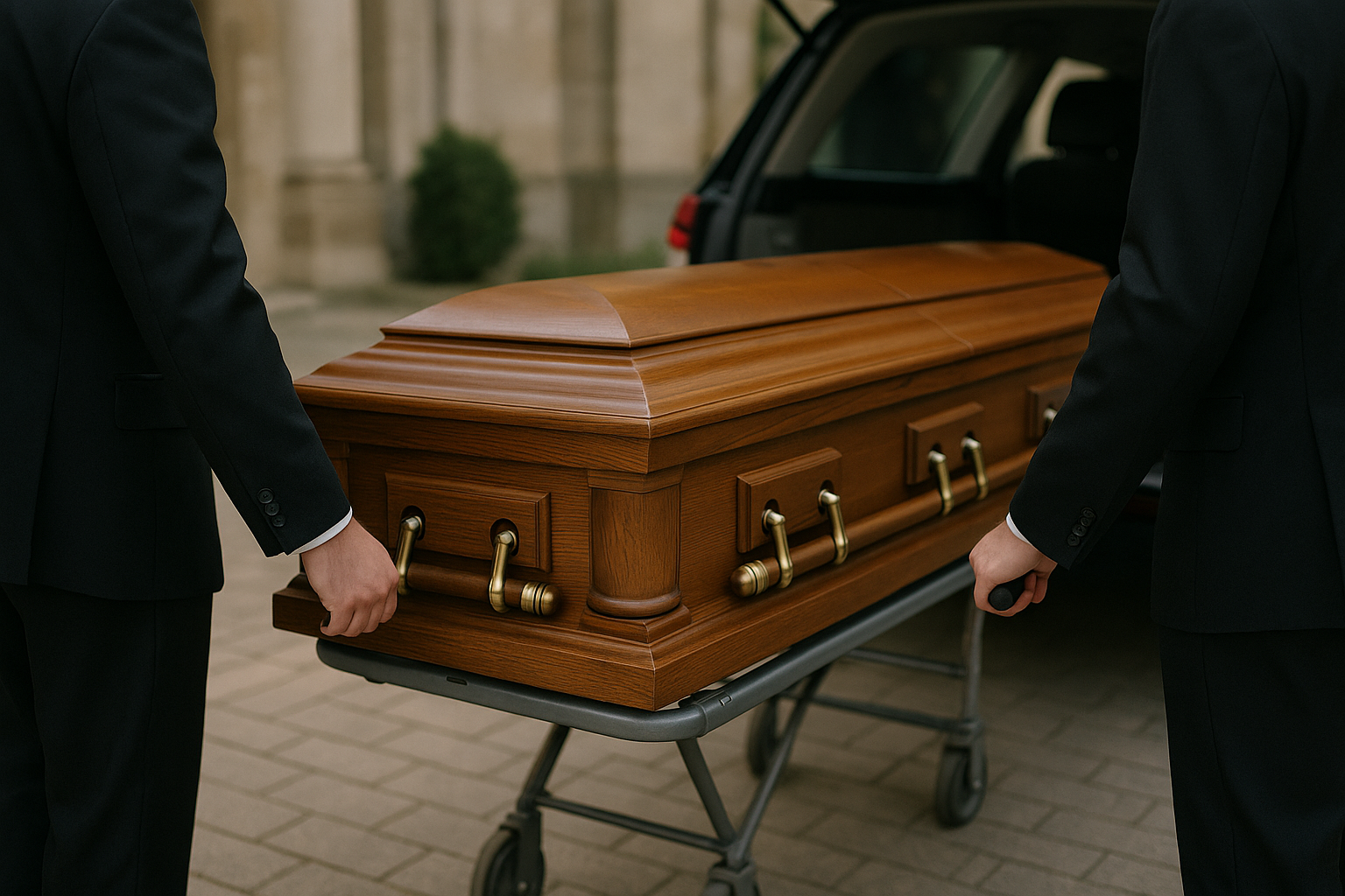 Transport après mise en bière